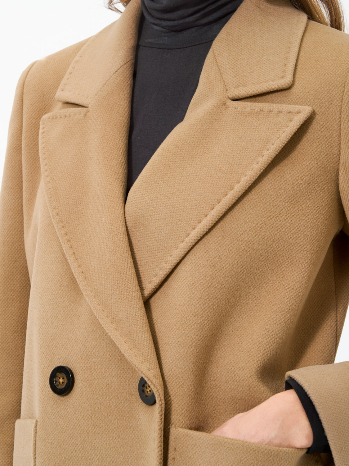 CAPPOTTO CORTO DOPPIOPETTO CAMMELLO