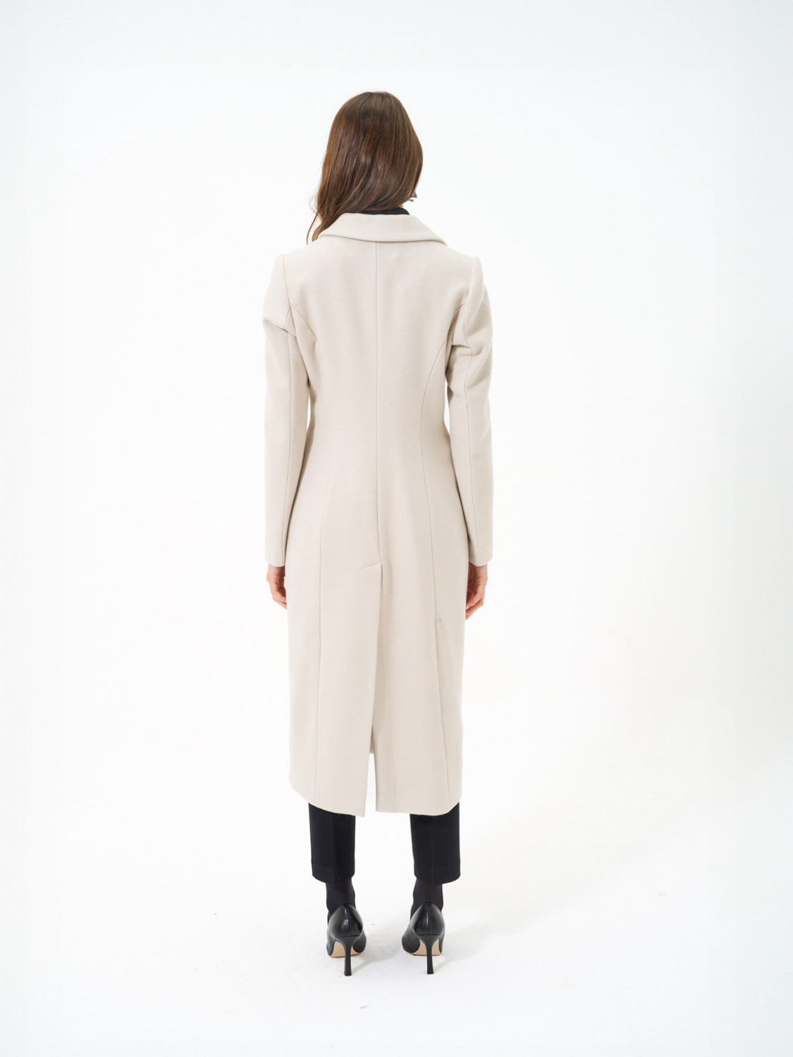 CAPPOTTO AVVITATO LUNGO PANNA