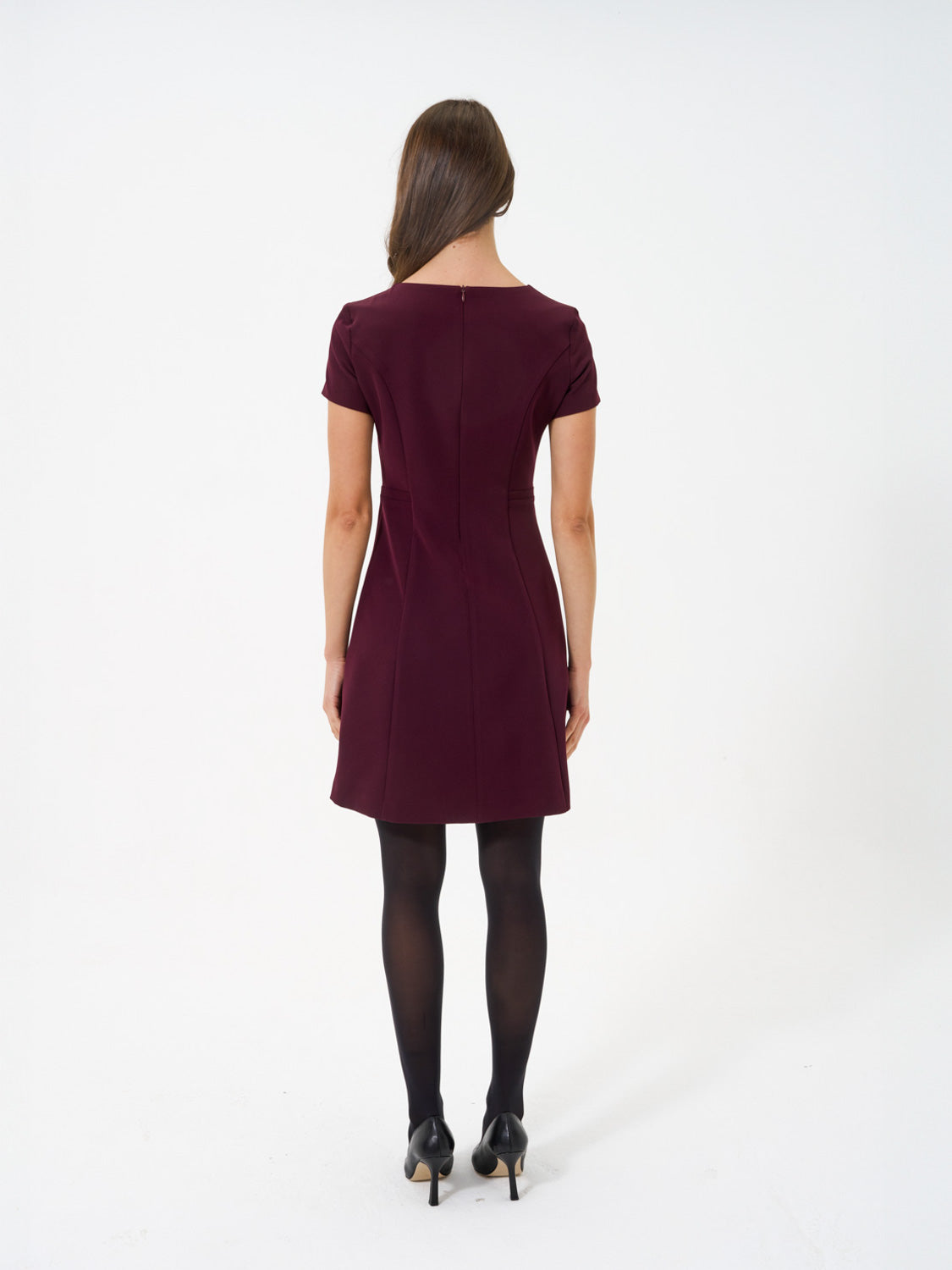 ABITO TRICOTTINE BORDEAUX