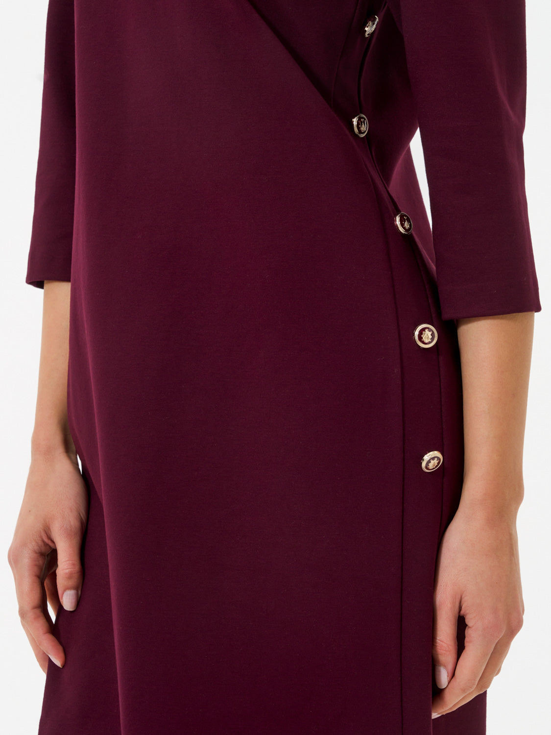 ABITO CLARA BORDEAUX