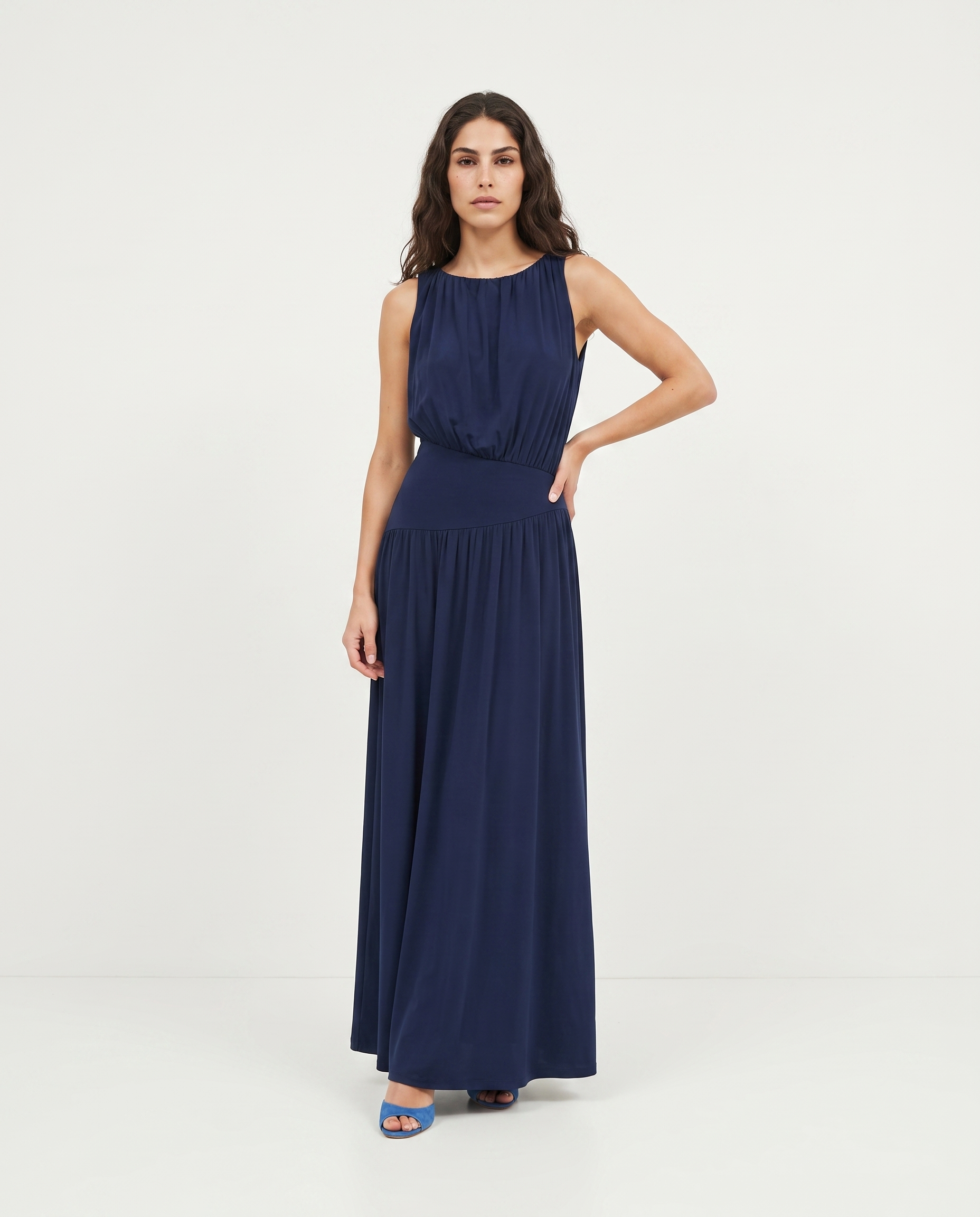 ABITO LUNGO ANNACLAUDIA - BLU