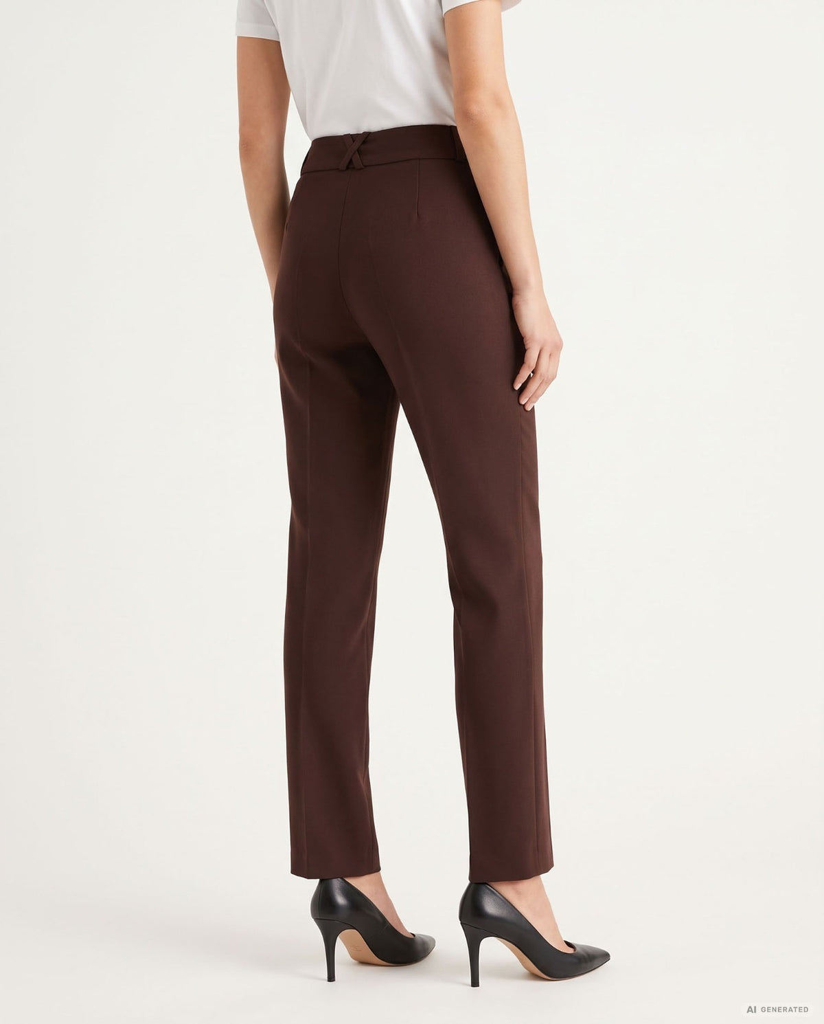 PANTALONE SPACCHETTO TRICOTTINE - CIOCCOLATO