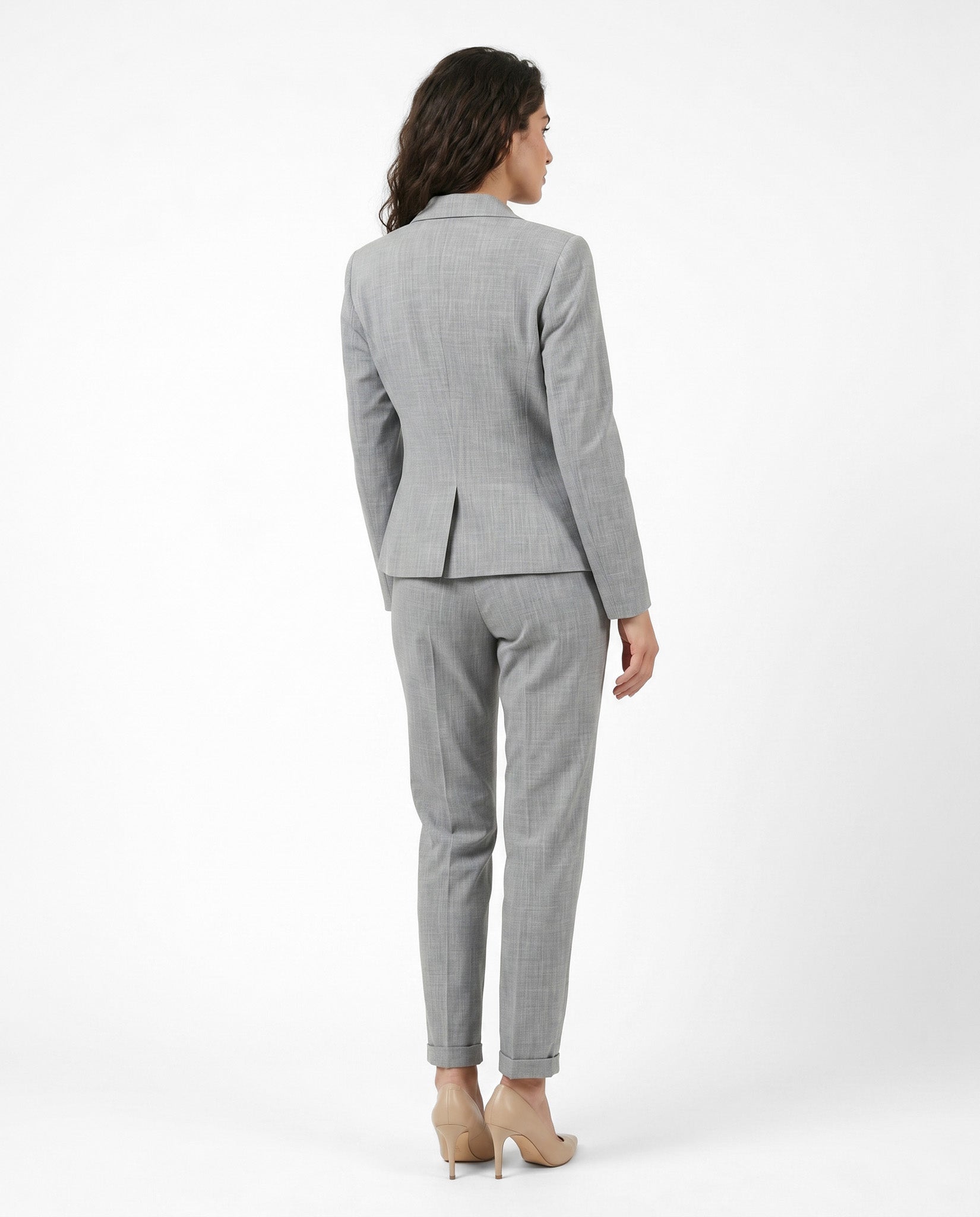 pantalone capri fiammato - blu