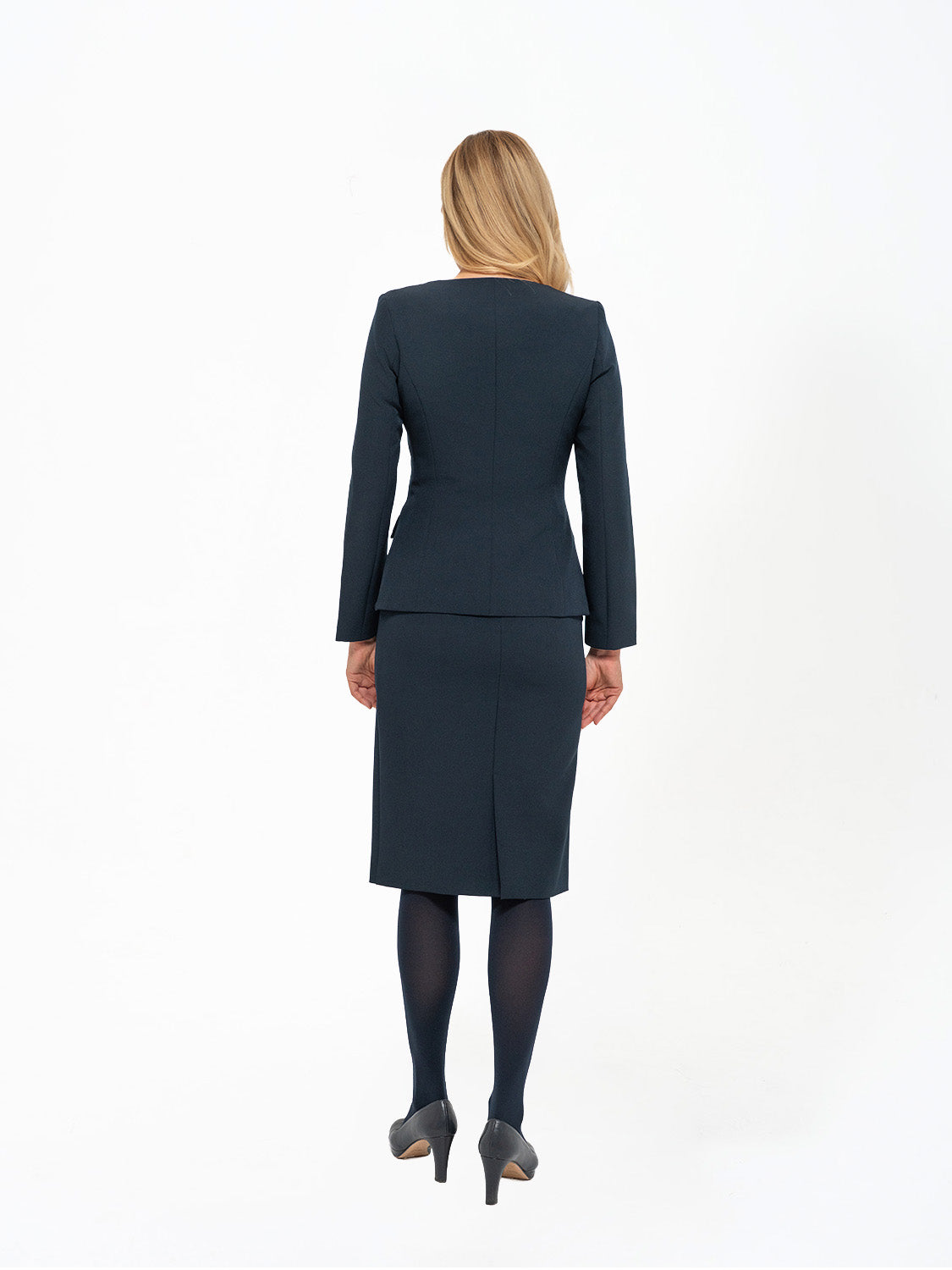 GONNA TRICOTTINE BLU