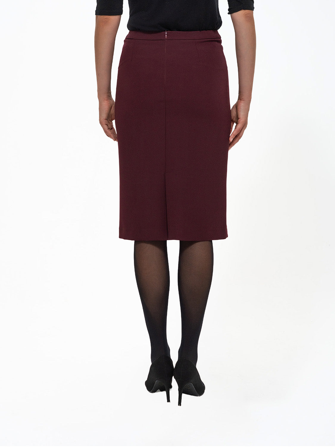 GONNA TRICOTTINE BORDEAUX