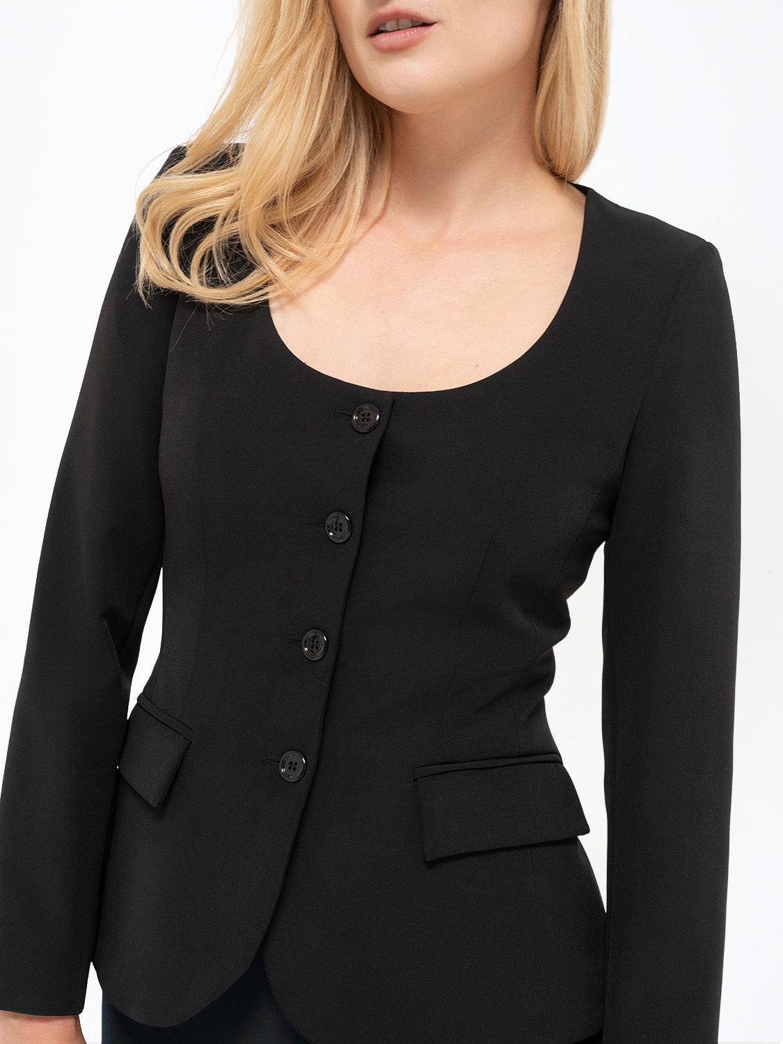 GIACCA TRICOTTINE NERA