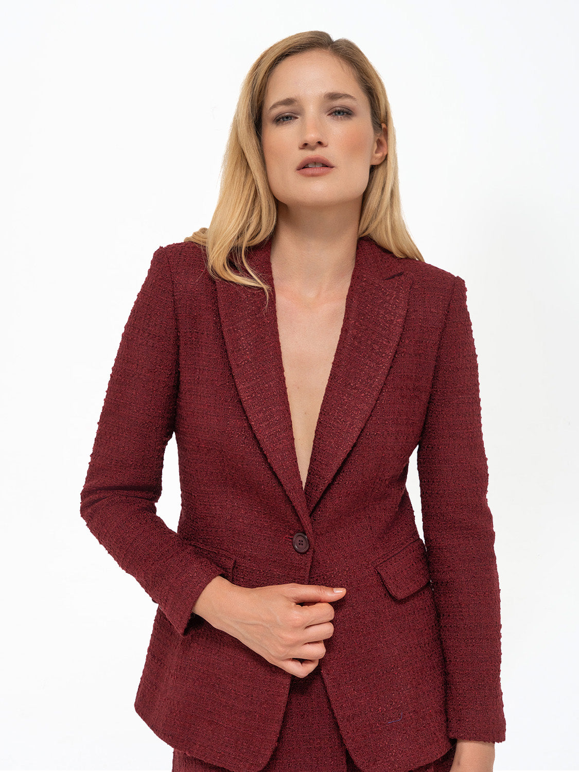 GIACCA BOUCLE BORDEAUX