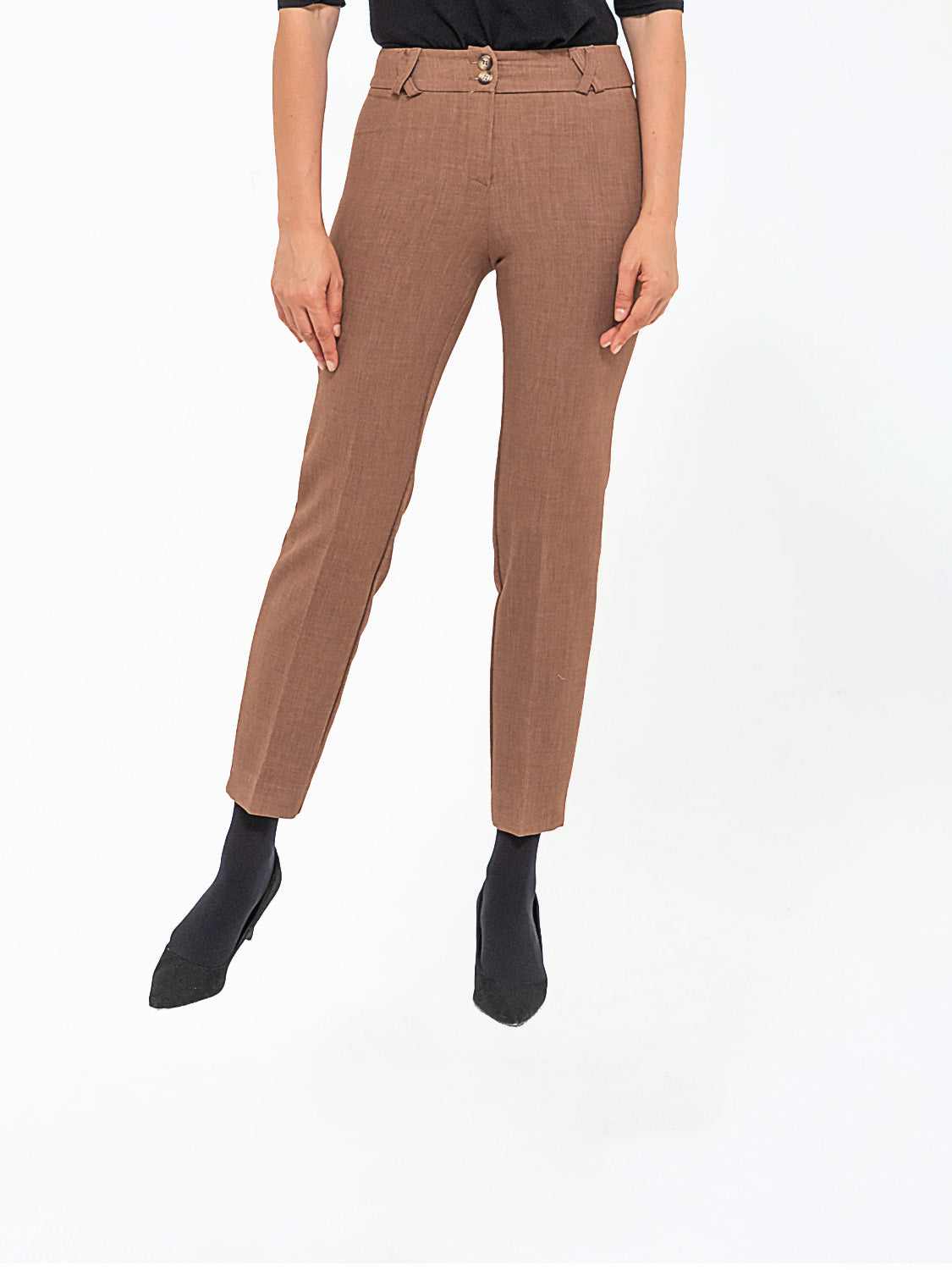 PANTALONE FIAMMATO BEIGE