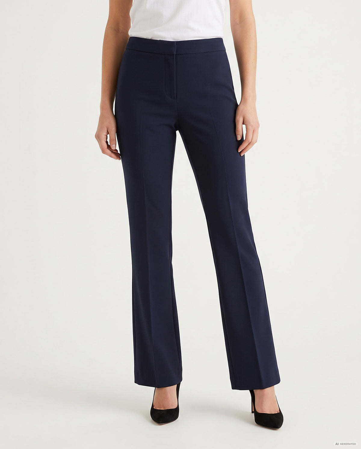 PANTALONE ZAMPETTA TRICOTTINE - BLU