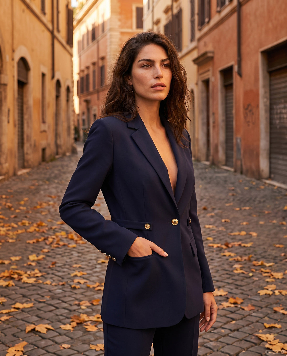 GIACCA TRICOTTINE - BLU