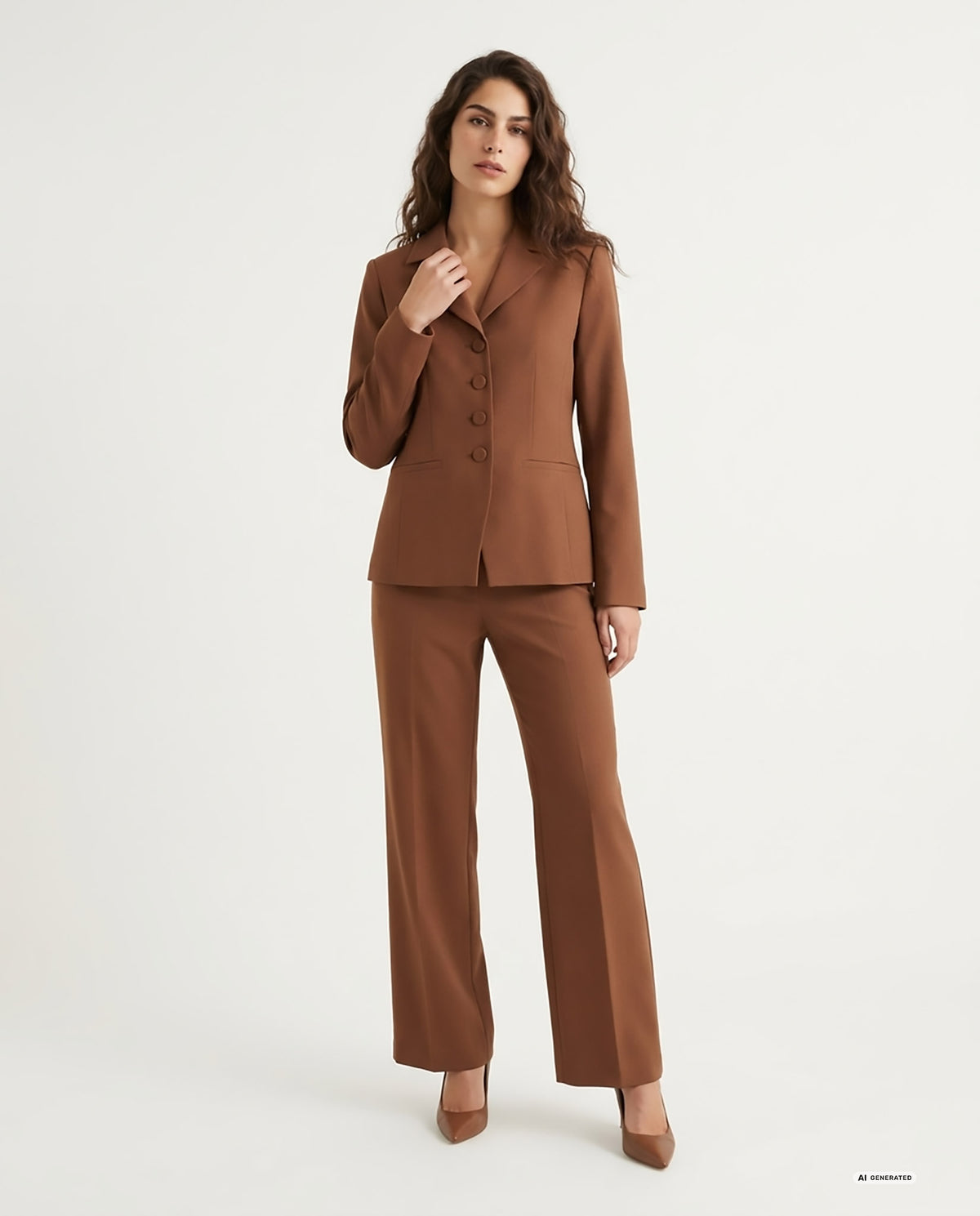 PANTALONE PALAZZO TAYLOR - COCCIO