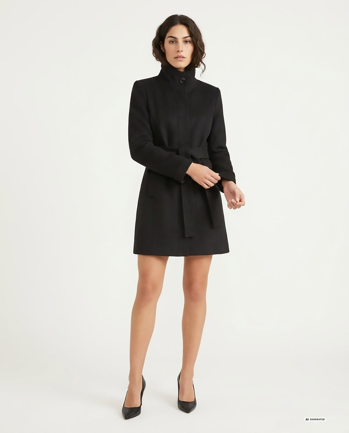 CAPPOTTO DELFINO - NERO