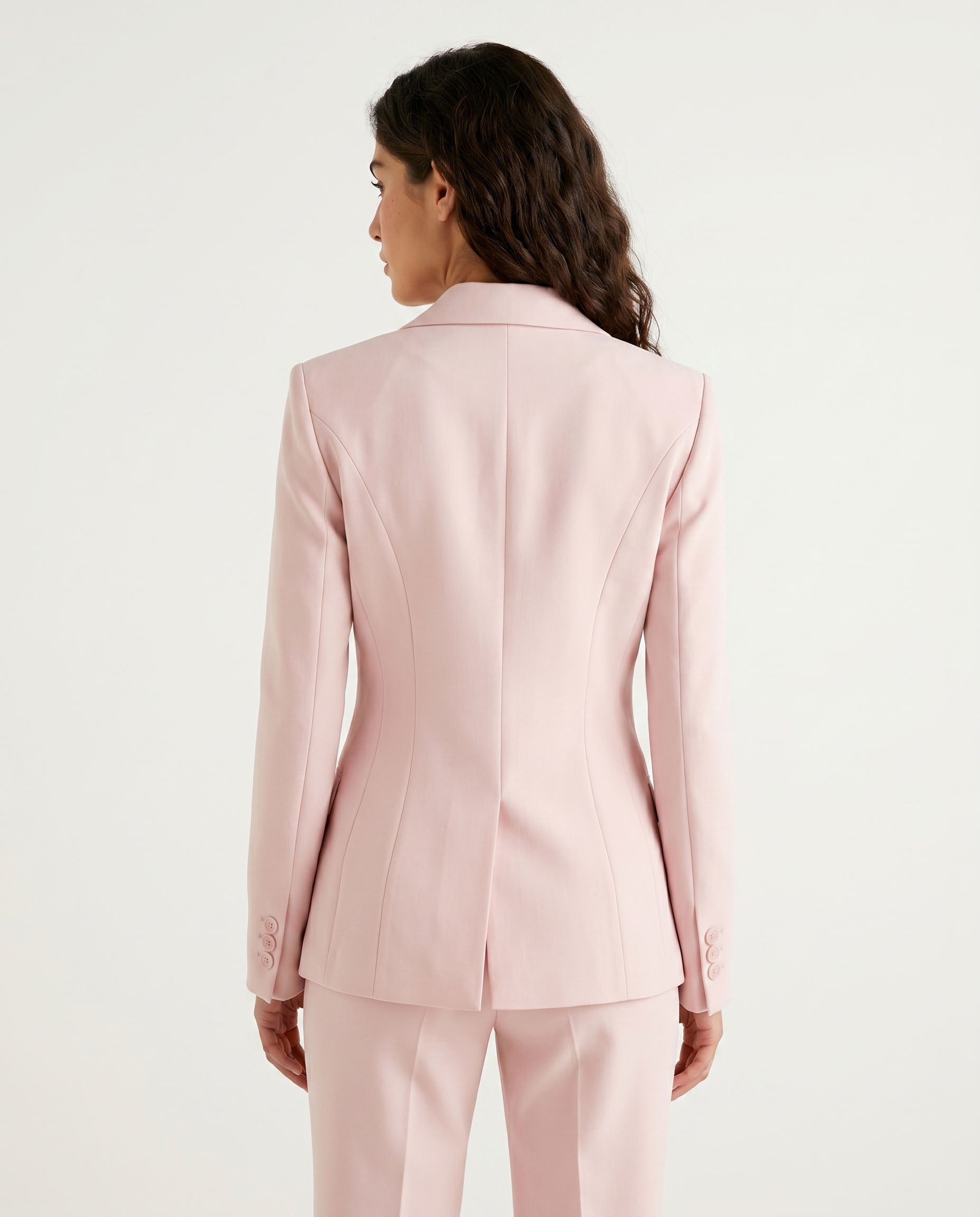 giacca tecnico doppiopetto - rosa