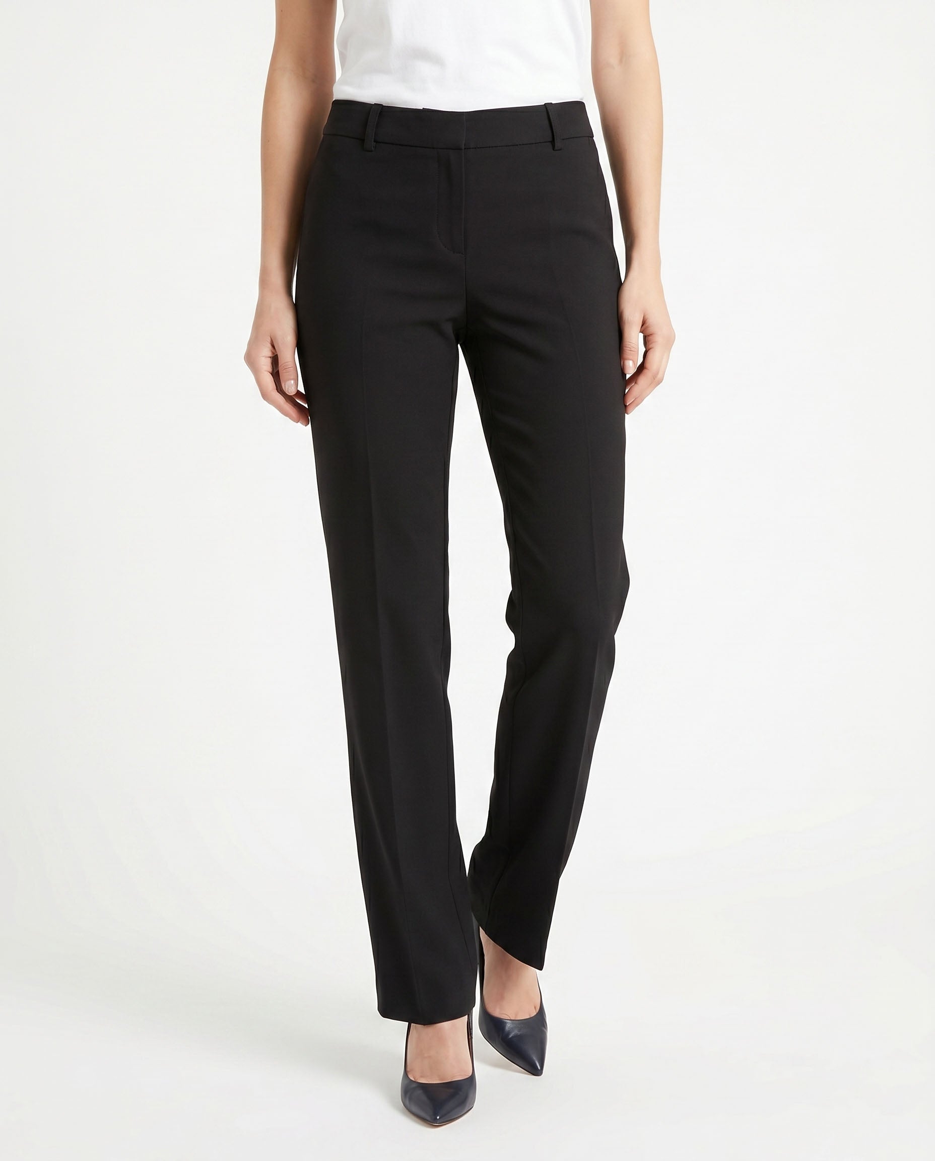 pantalone tecnico a zampetta - nero