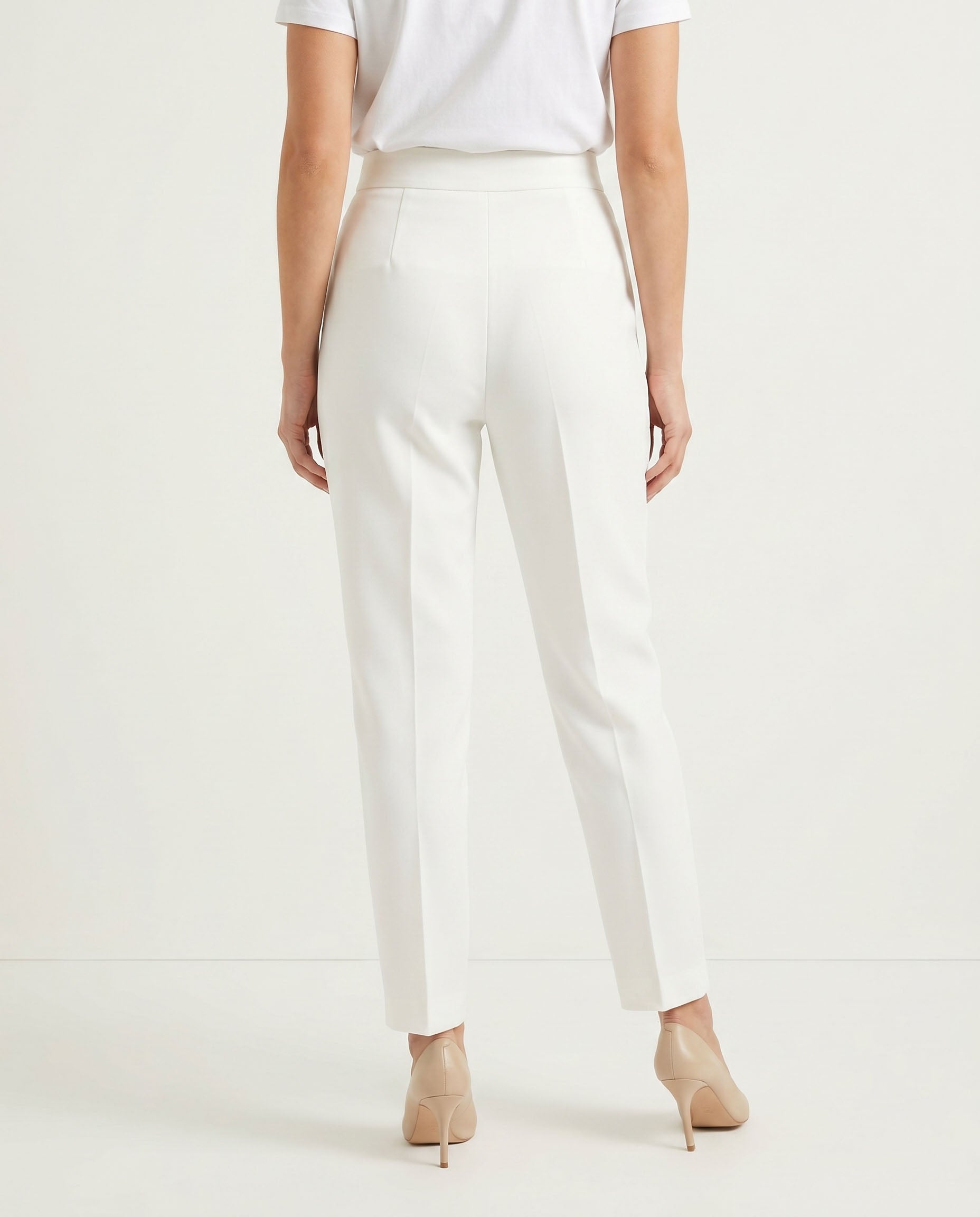 pantalone enea fluido - bianco