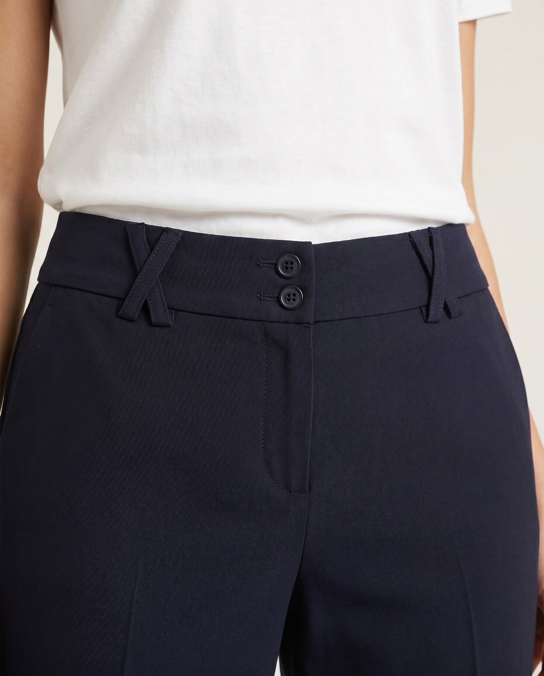 pantalone tecnico capri - blu