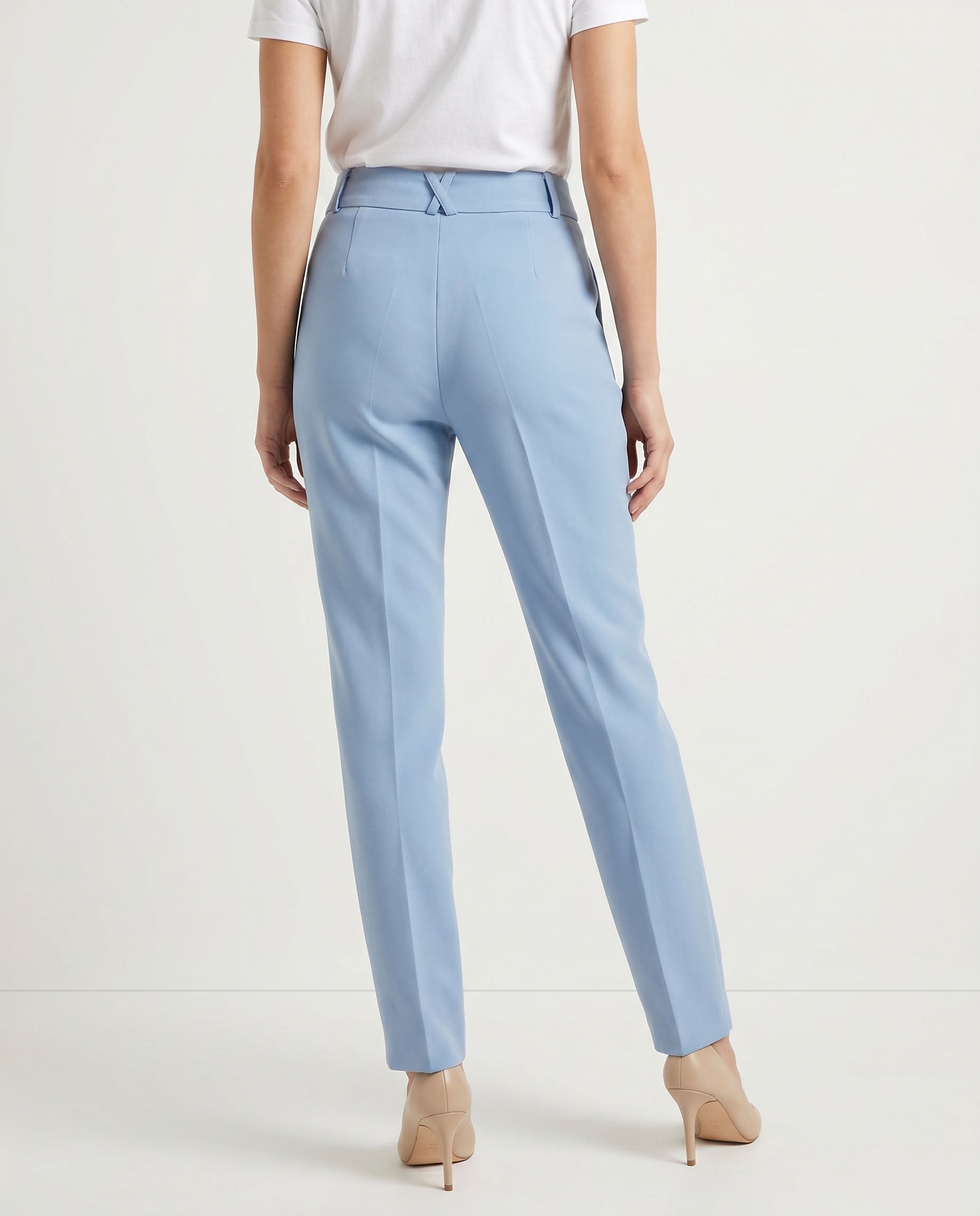 pantalone tecnico capri - celeste