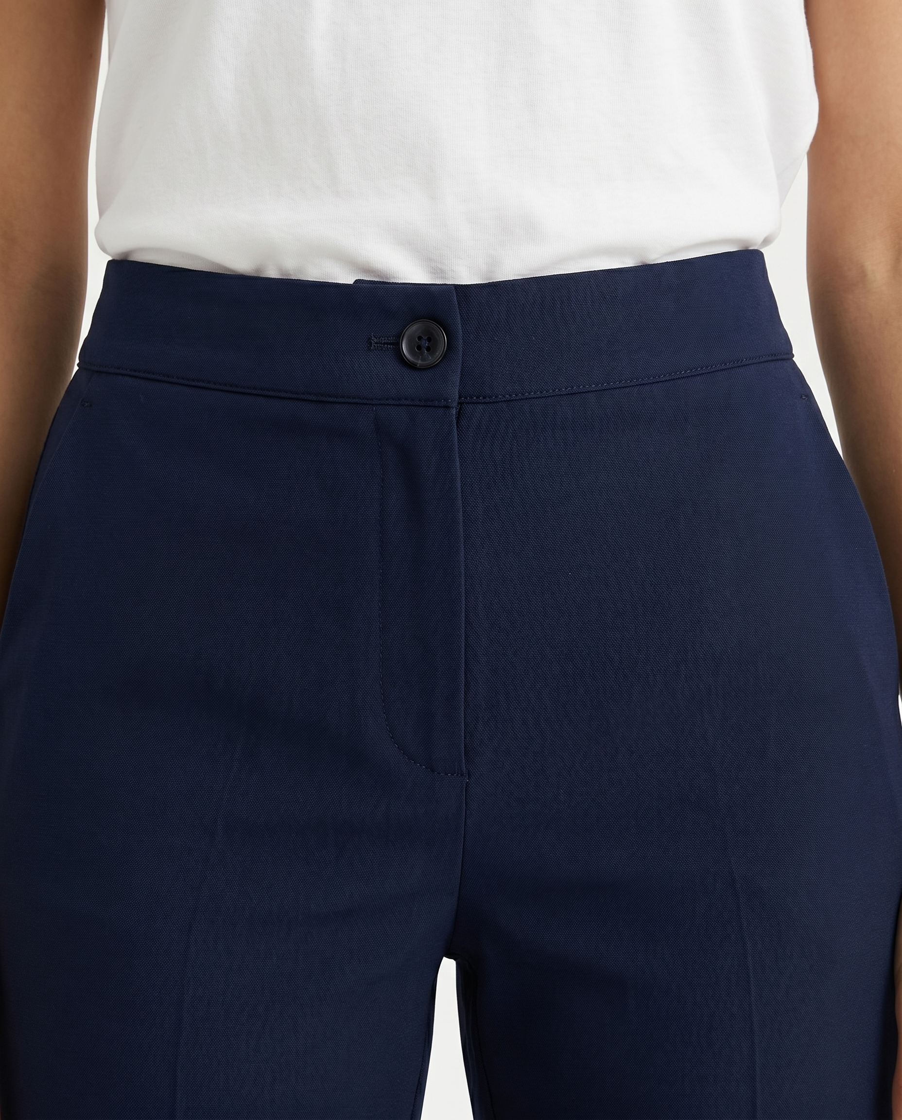pantalone enea in viscosa - blu