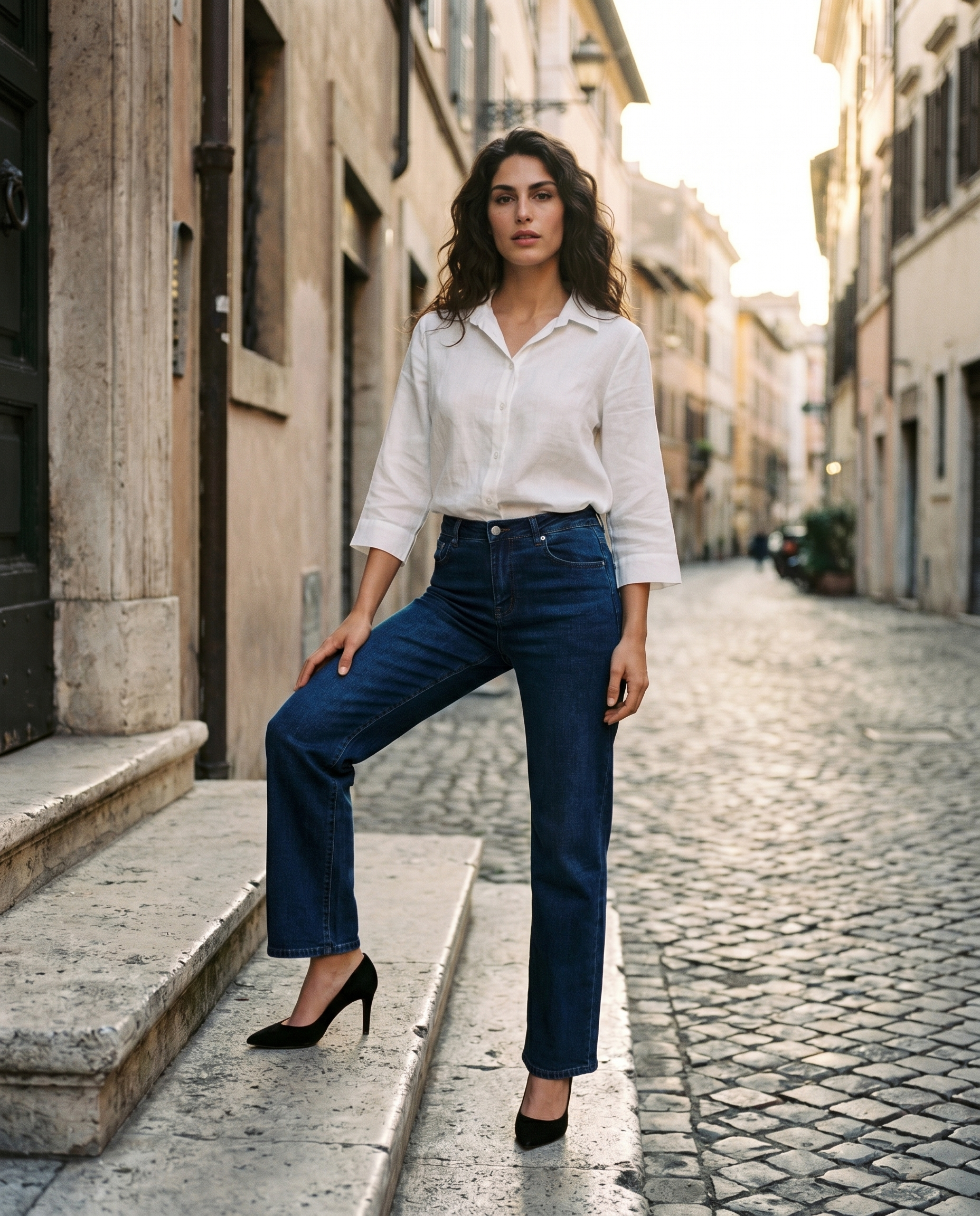 camicia tinta unita - bianca