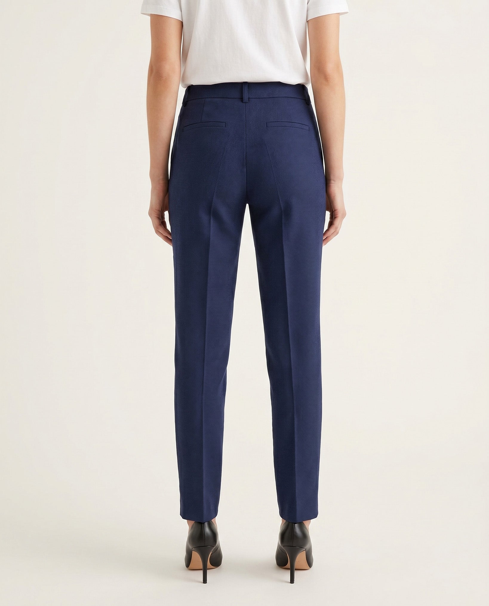 PANTALONE SPACCHETTO LINO - BLU