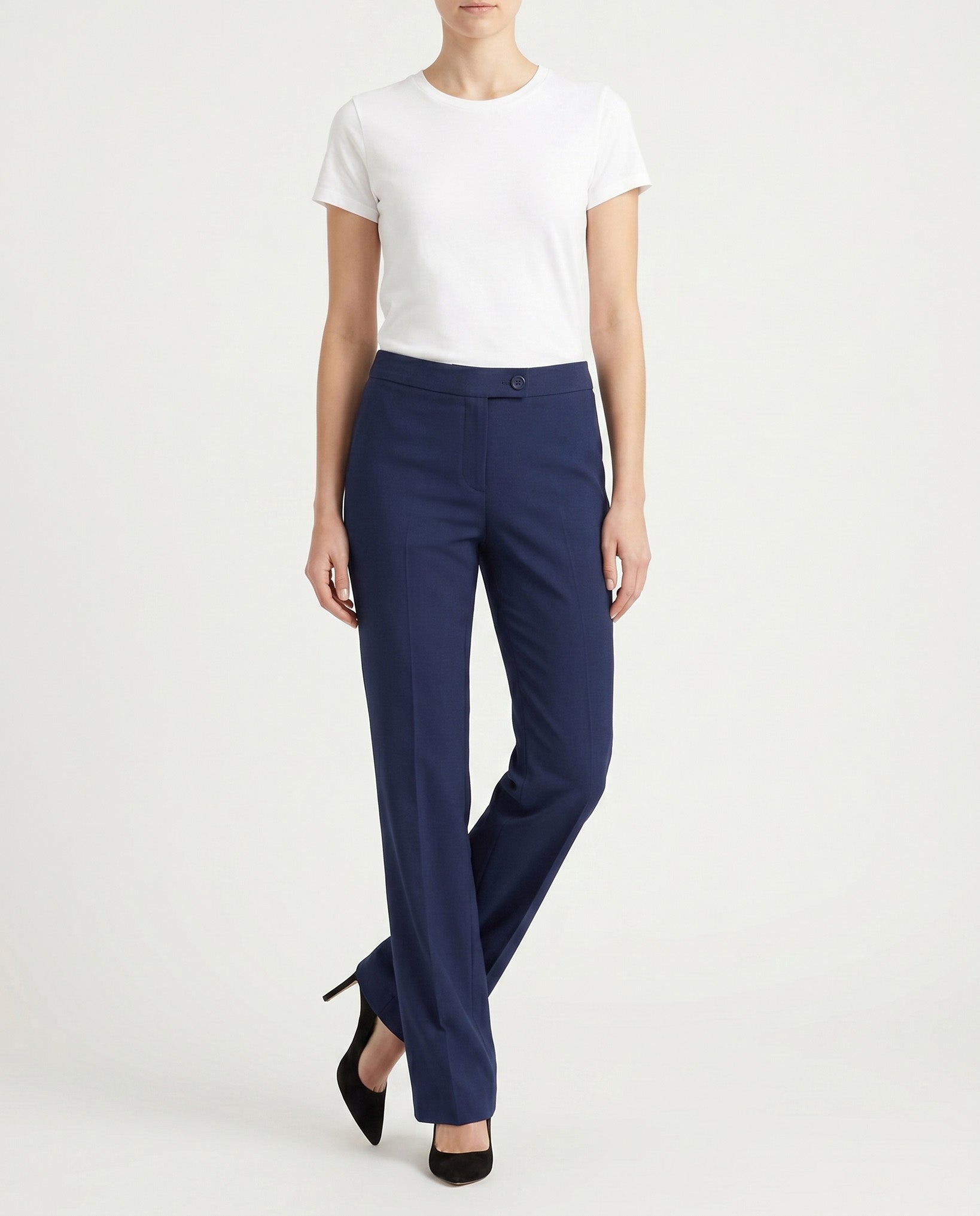 PANTALONE LINO ZAMPA - BLU