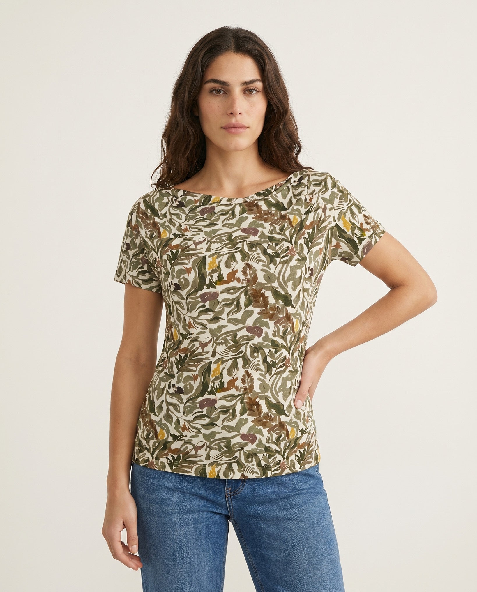 MAGLIA JUNGLE FANTASIA - VERDE