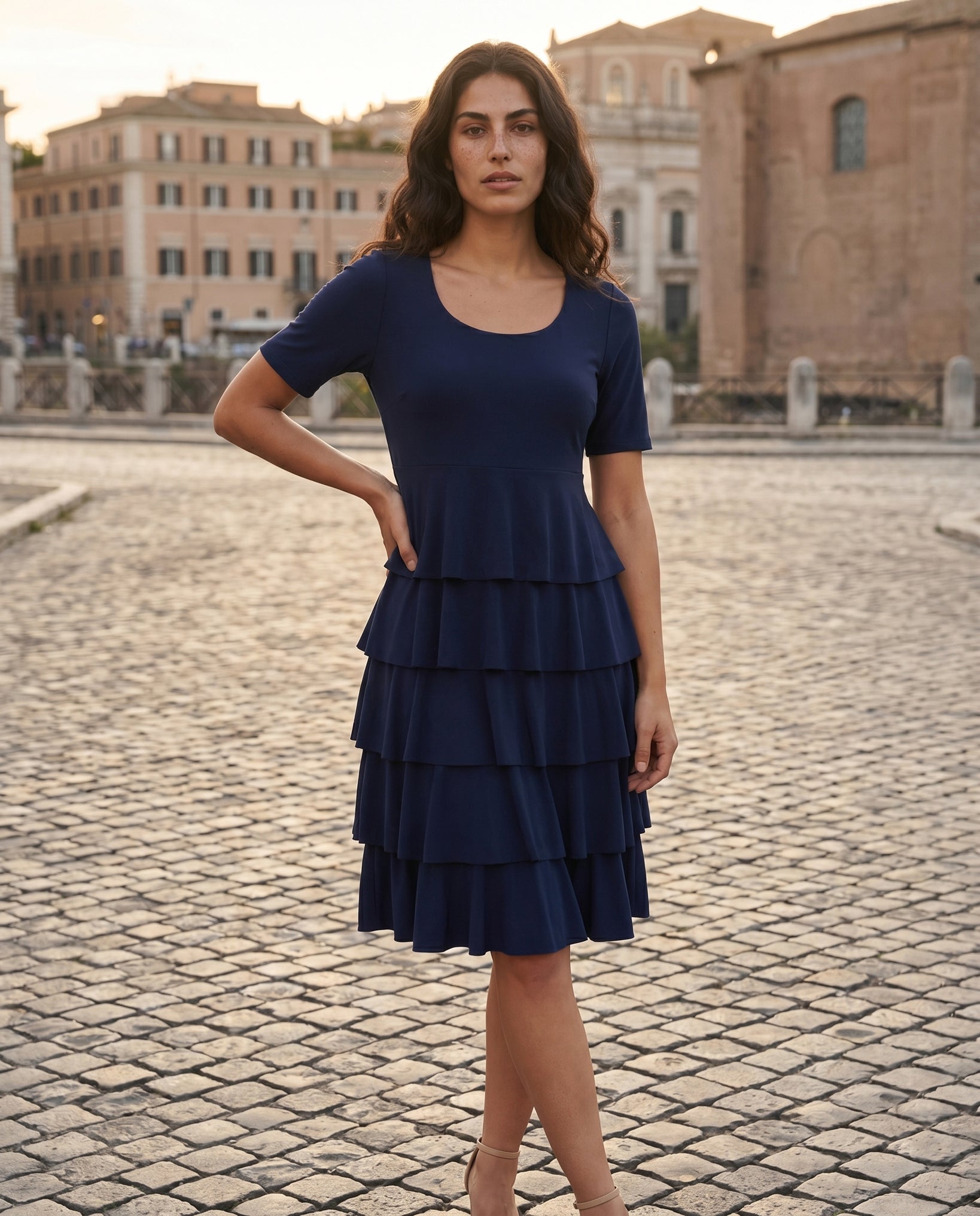 ABITO ROMA26 BALZE - BLU