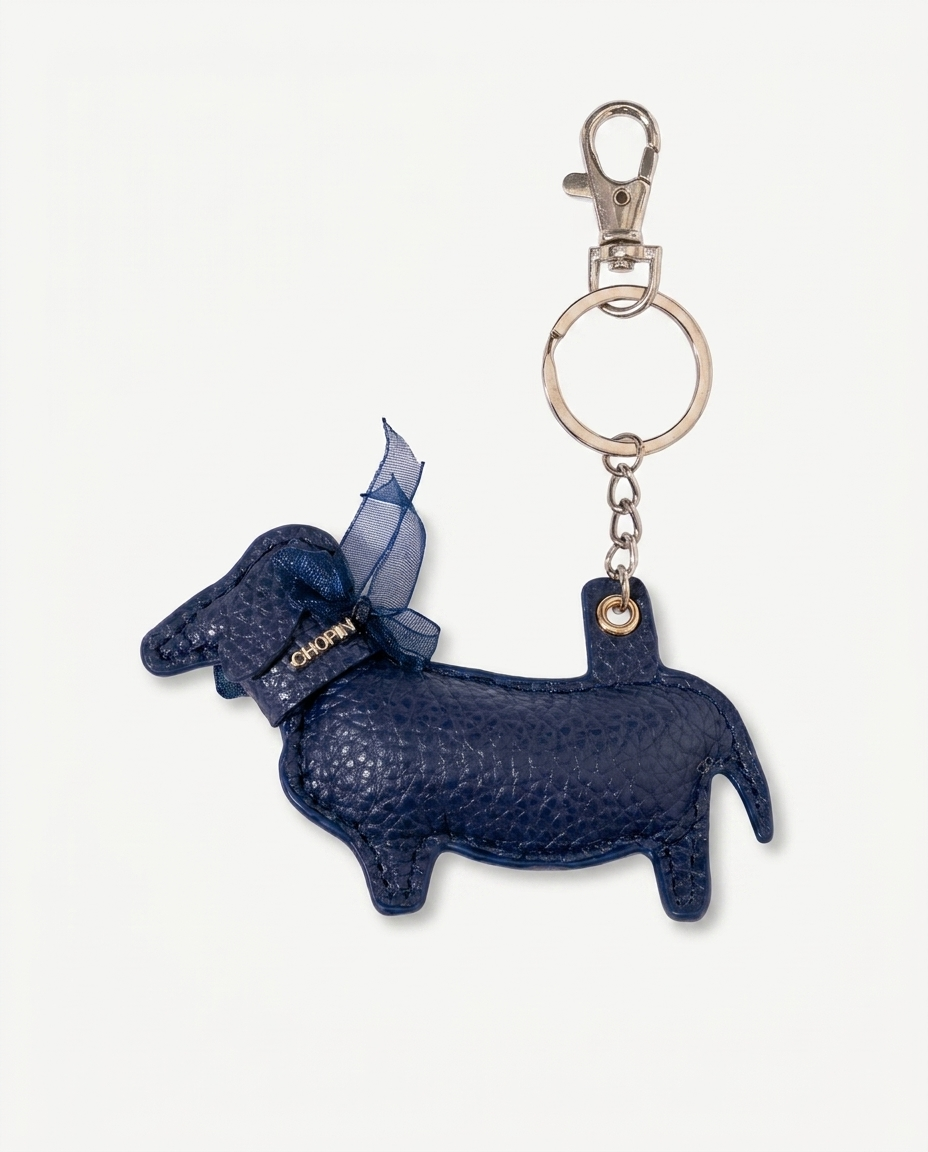 PORTACHIAVI CHOPIN - CANE BLU