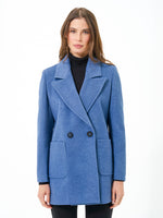 CAPPOTTO CORTO DOPPIOPETTO JEANS