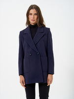 CAPPOTTO CORTO DOPPIOPETTO BLU