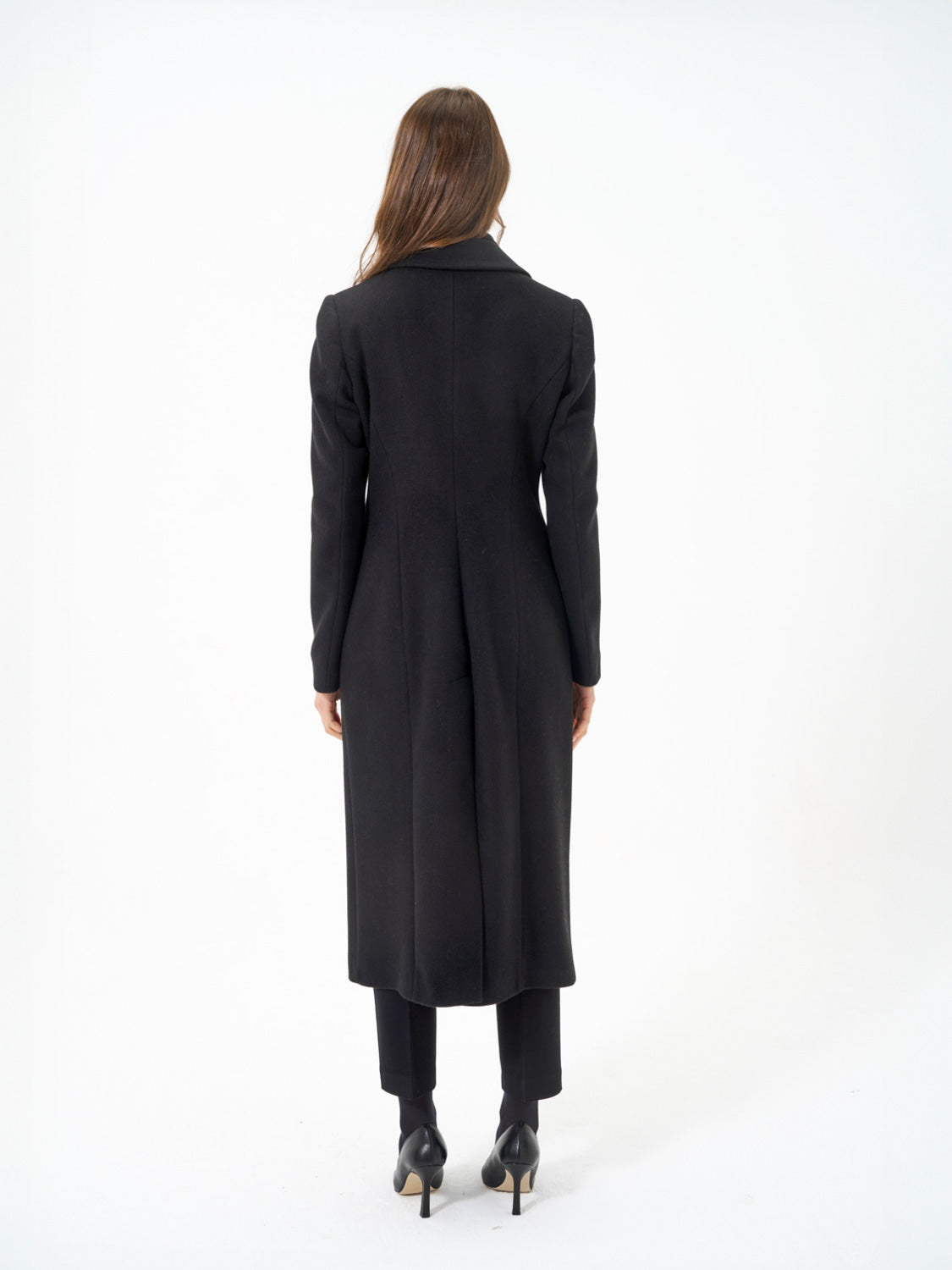 CAPPOTTO AVVITATO LUNGO NERO