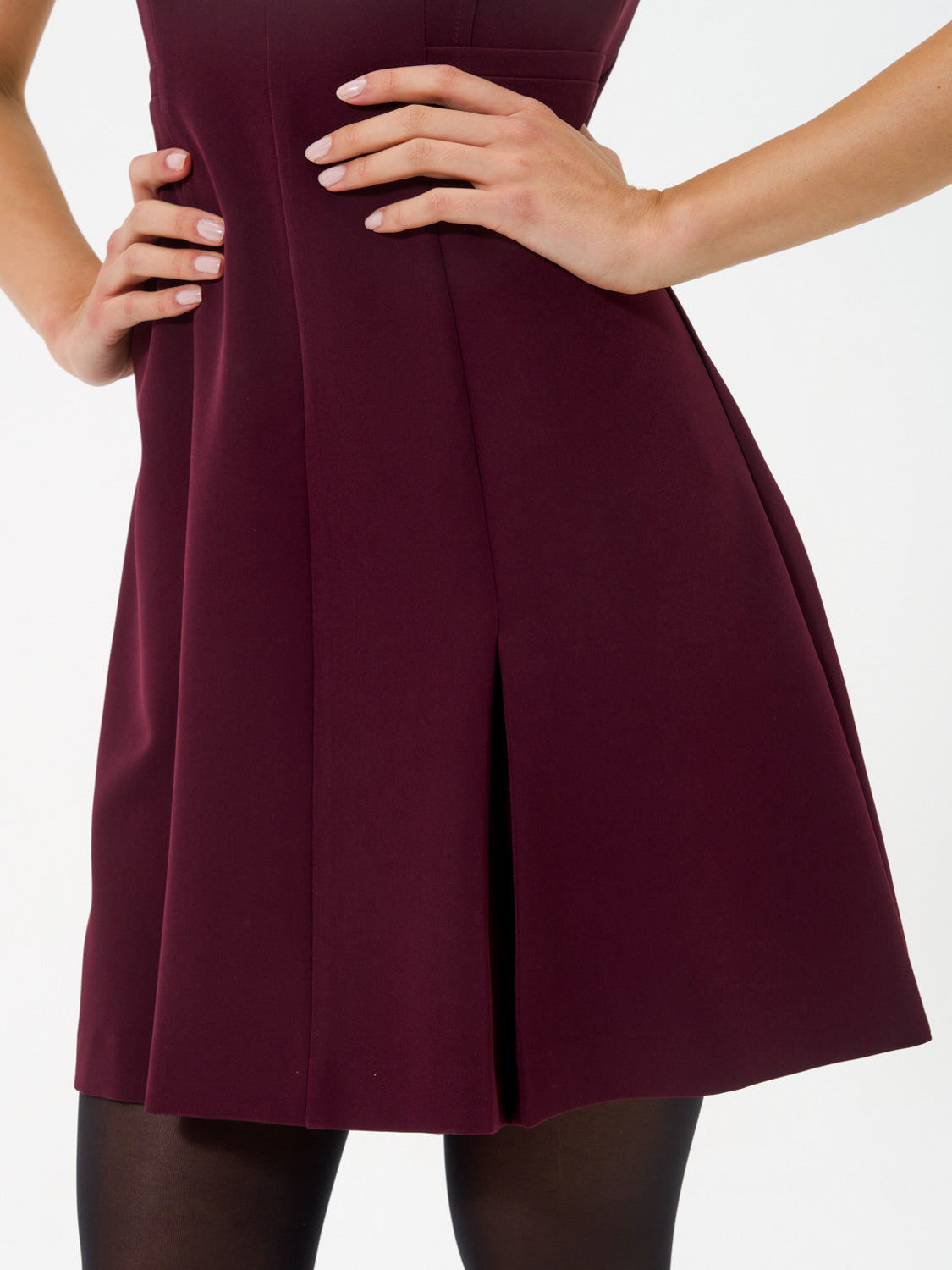 ABITO TRICOTTINE BORDEAUX