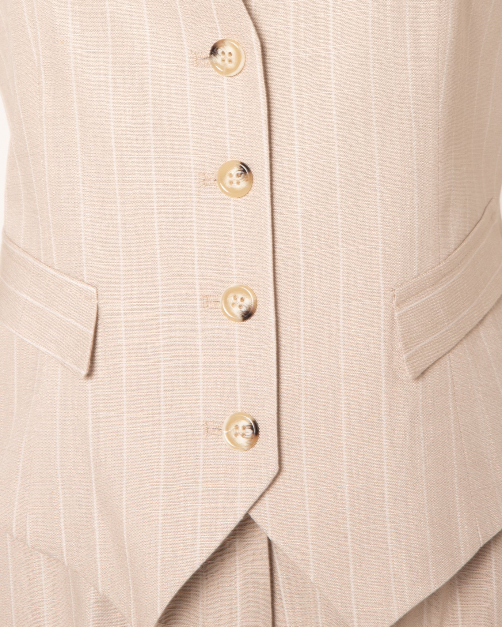 GILET GESSATO - BEIGE