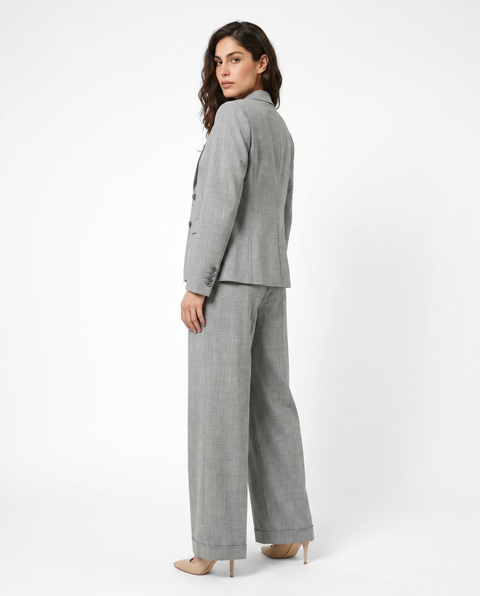 pantalone fiammato - blu