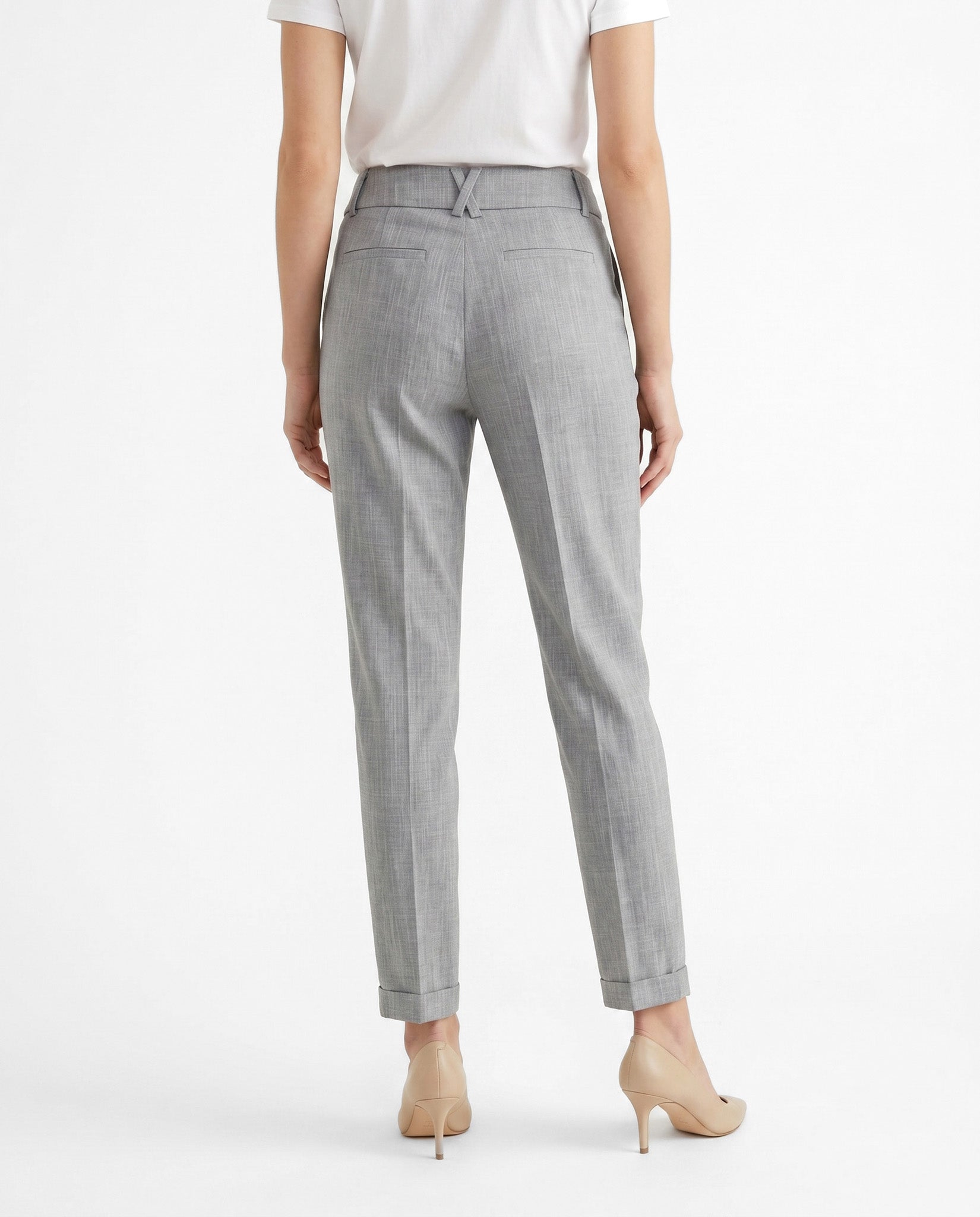 pantalone capri fiammato - blu