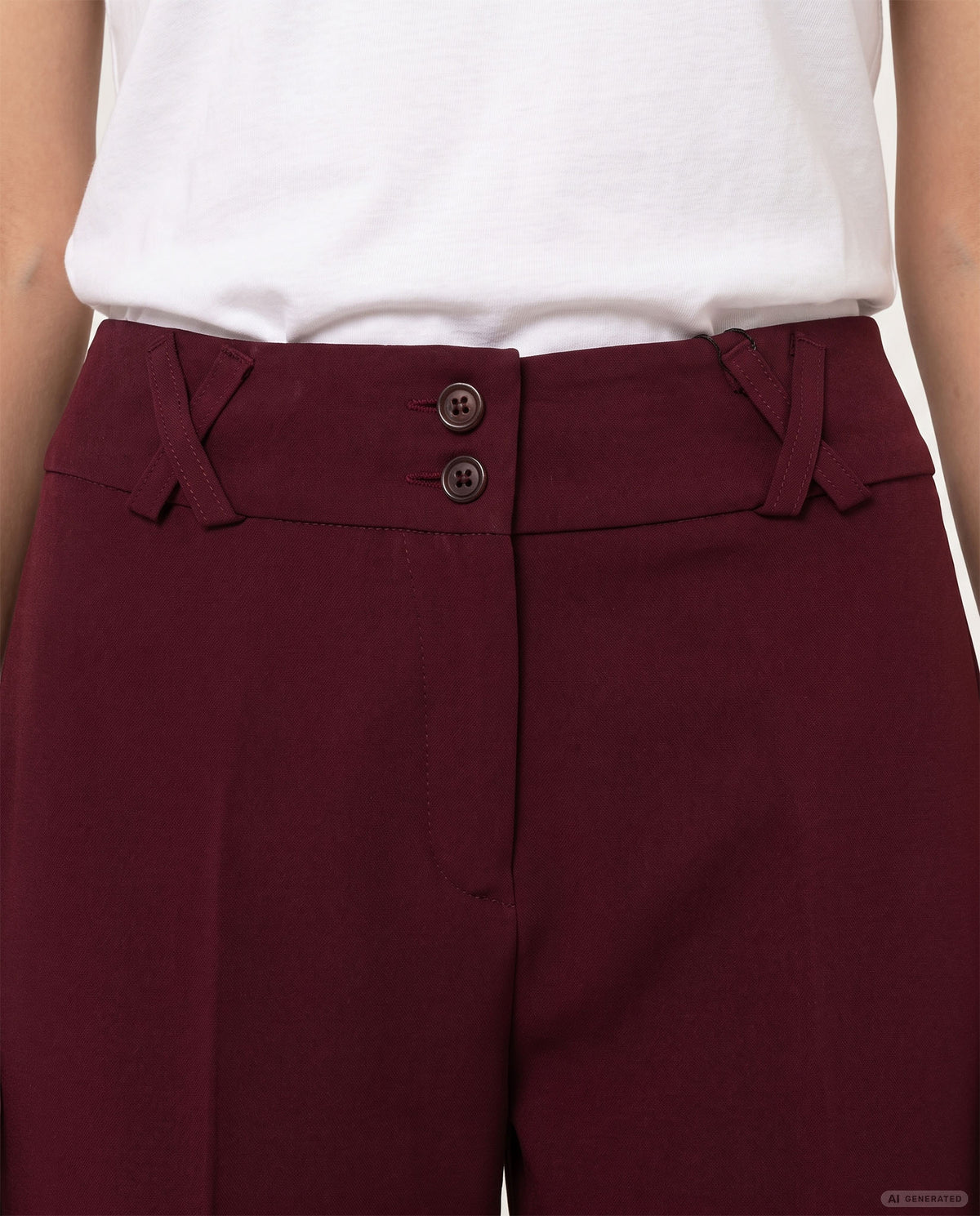 PANTALONE SPACCHETTO TRICOTTINE - BORDEAUX