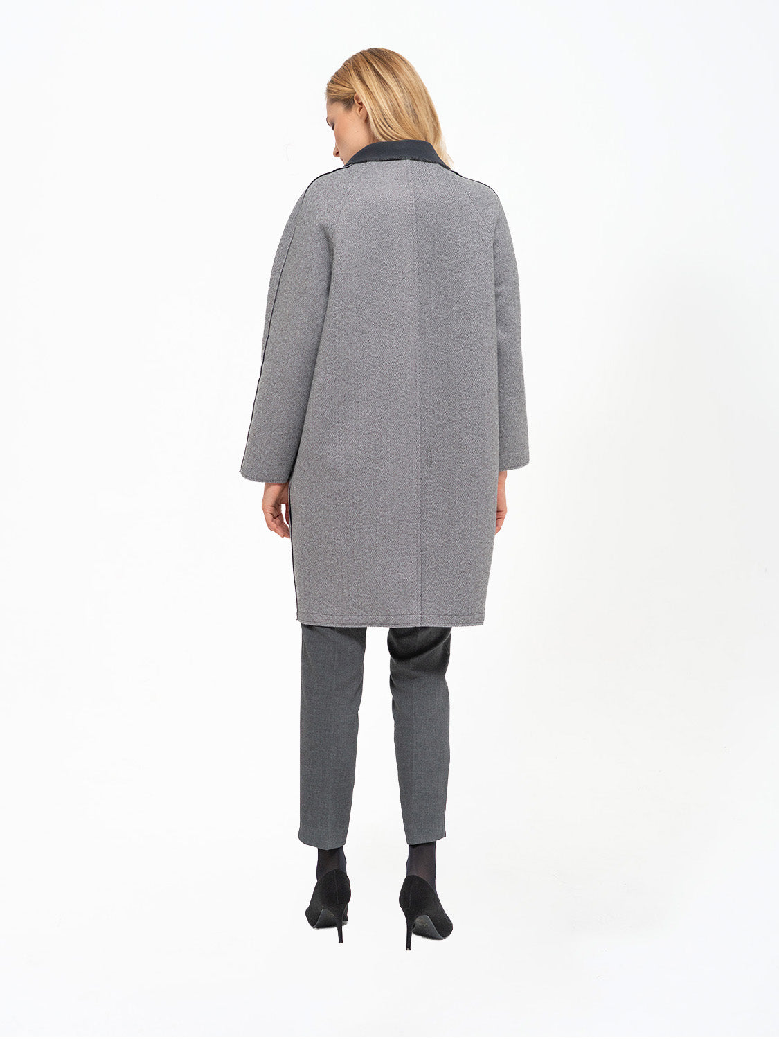 CAPPOTTO NEOPRENE OVER GRIGIO