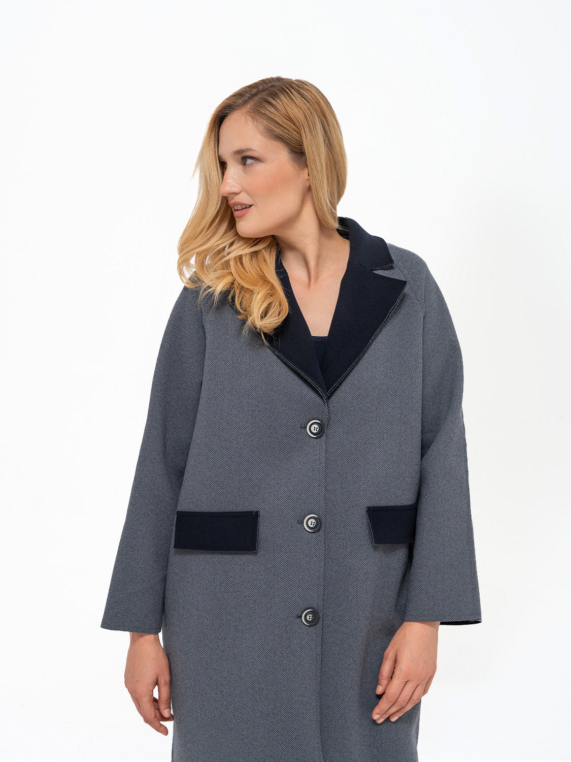 CAPPOTTO NEOPRENE OVER BLU