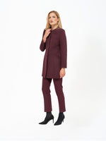 PANTALONE TRICOTTINE BORDEAUX
