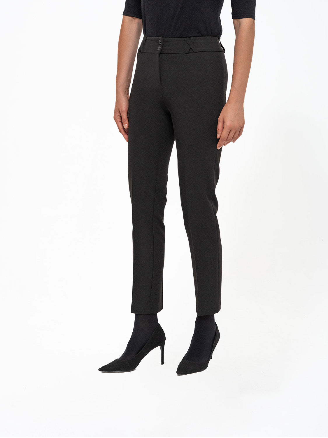 PANTALONE TRICOTTINE NERO