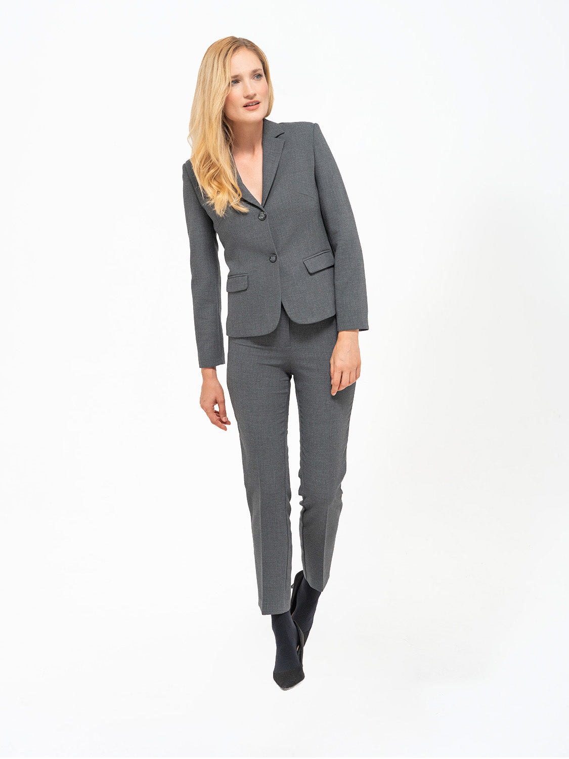 PANTALONE FIAMMATO GRIGIO