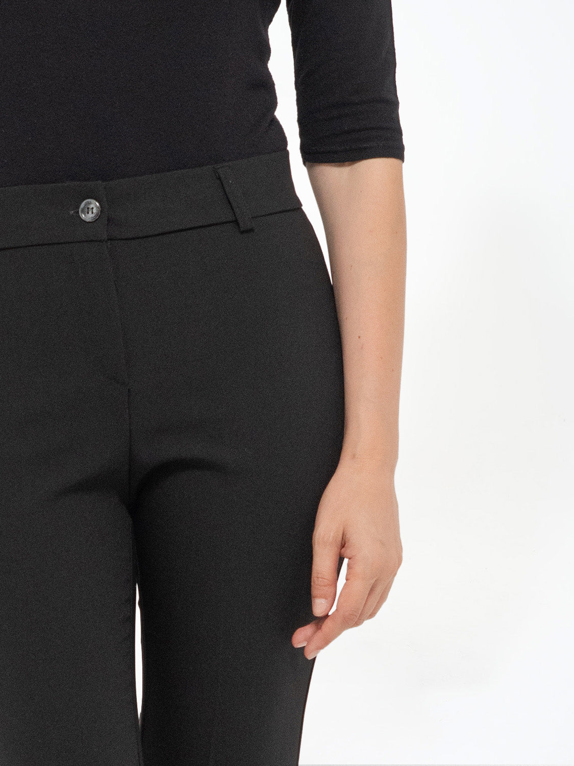 PANTALONE ZAMPETTA NERO