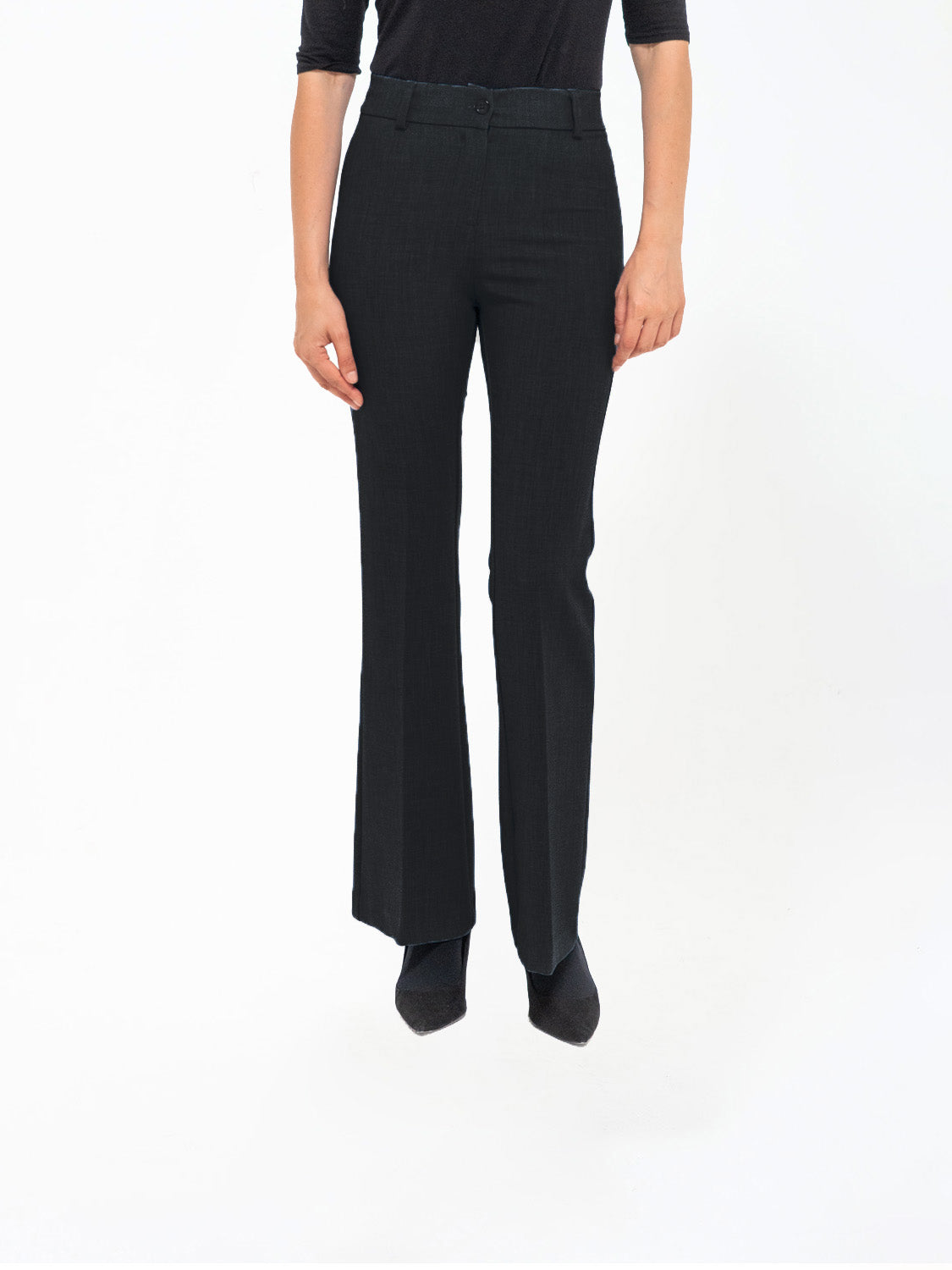 PANTALONE ZAMPETTA NERO