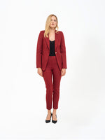 PANTALONE CAPRI TESSUTO DIAGONALE