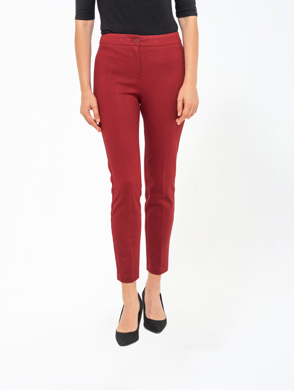 PANTALONE CAPRI TESSUTO DIAGONALE