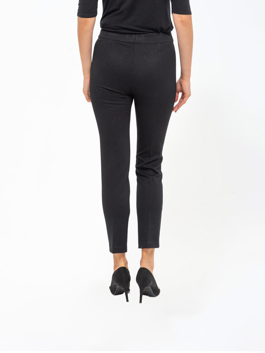 PANTALONE FIAMMATO NERO