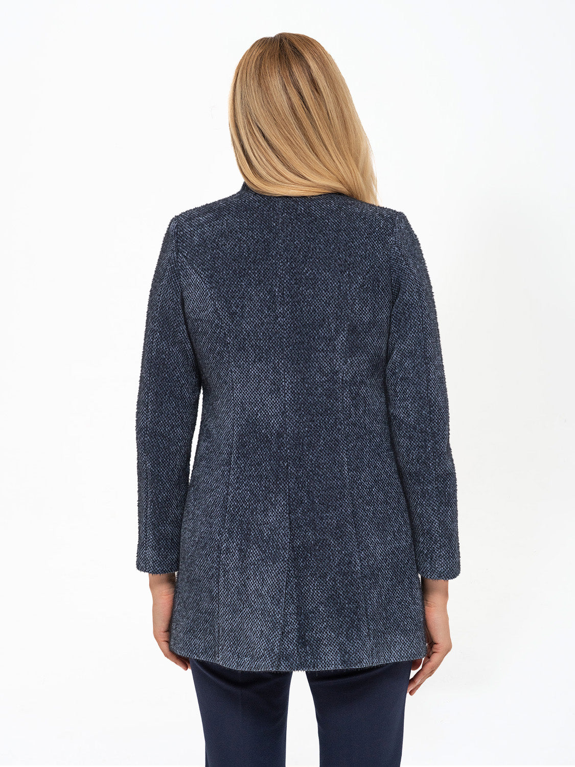 CAPPOTTO TESSUTO MORBIDO BLU