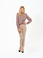 PANTALONE TRICOTTINE BEIGE