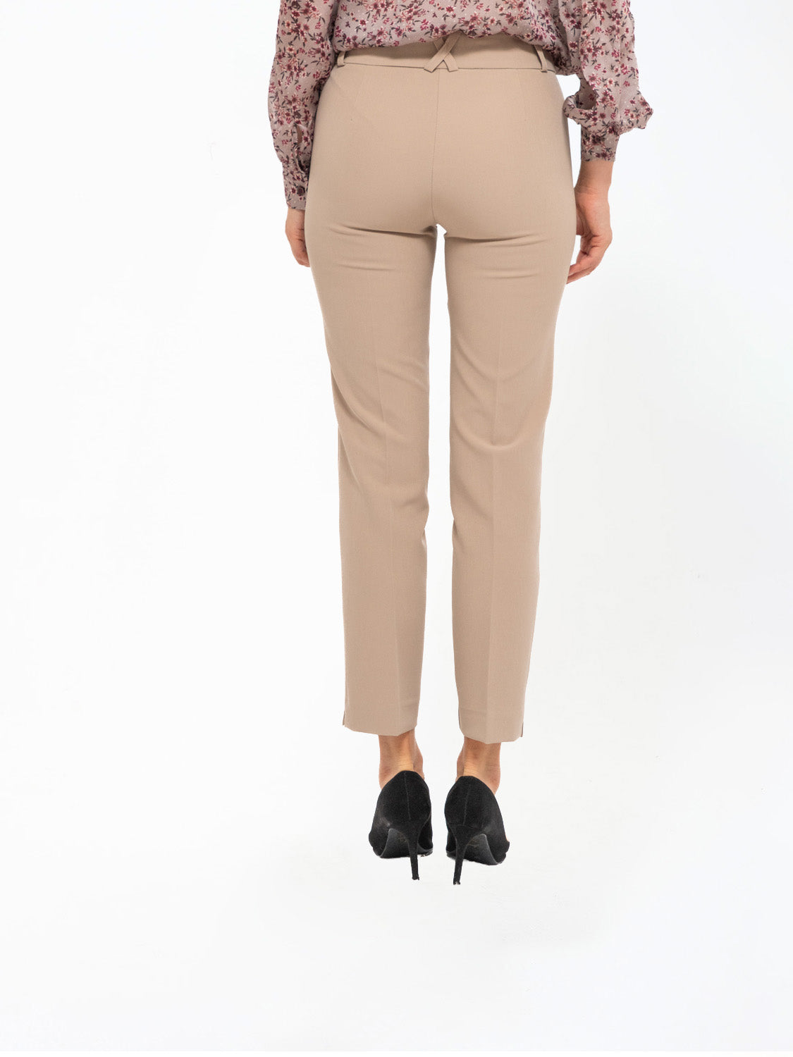 PANTALONE TRICOTTINE BEIGE