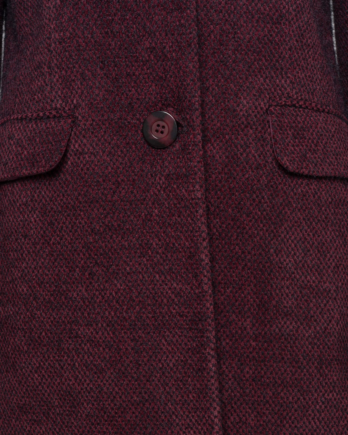 CAPPOTTO ANNA MELANGE - BORDEAUX